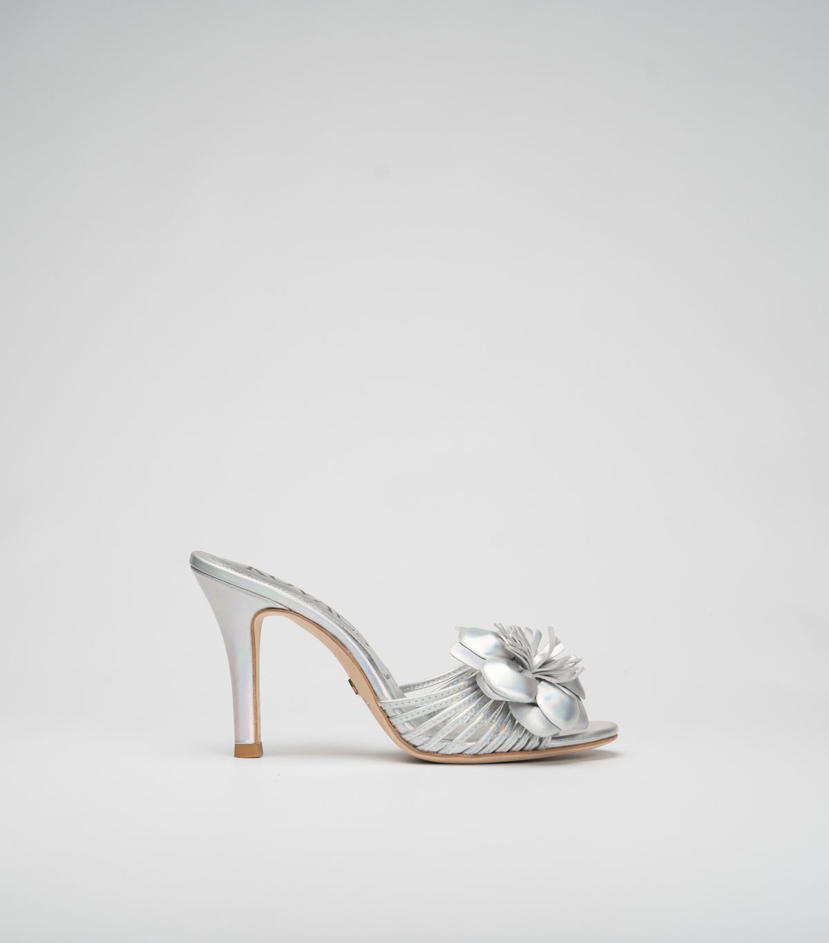 Martina Short Heel Silver