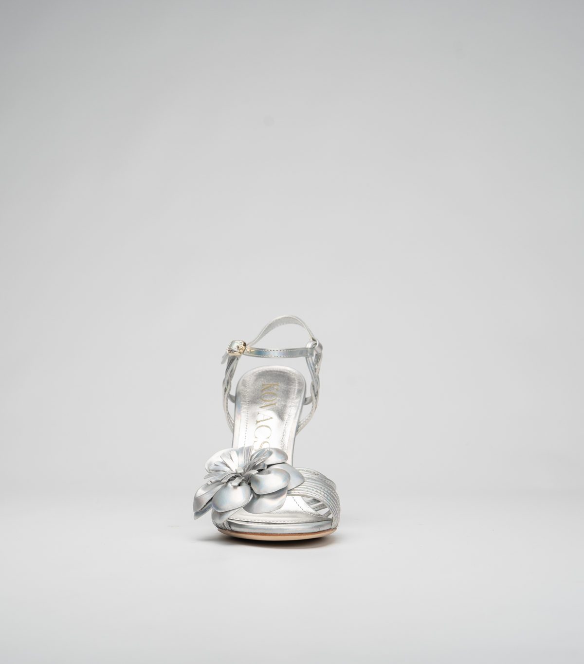 Martina K High Heel Irridescent Silver